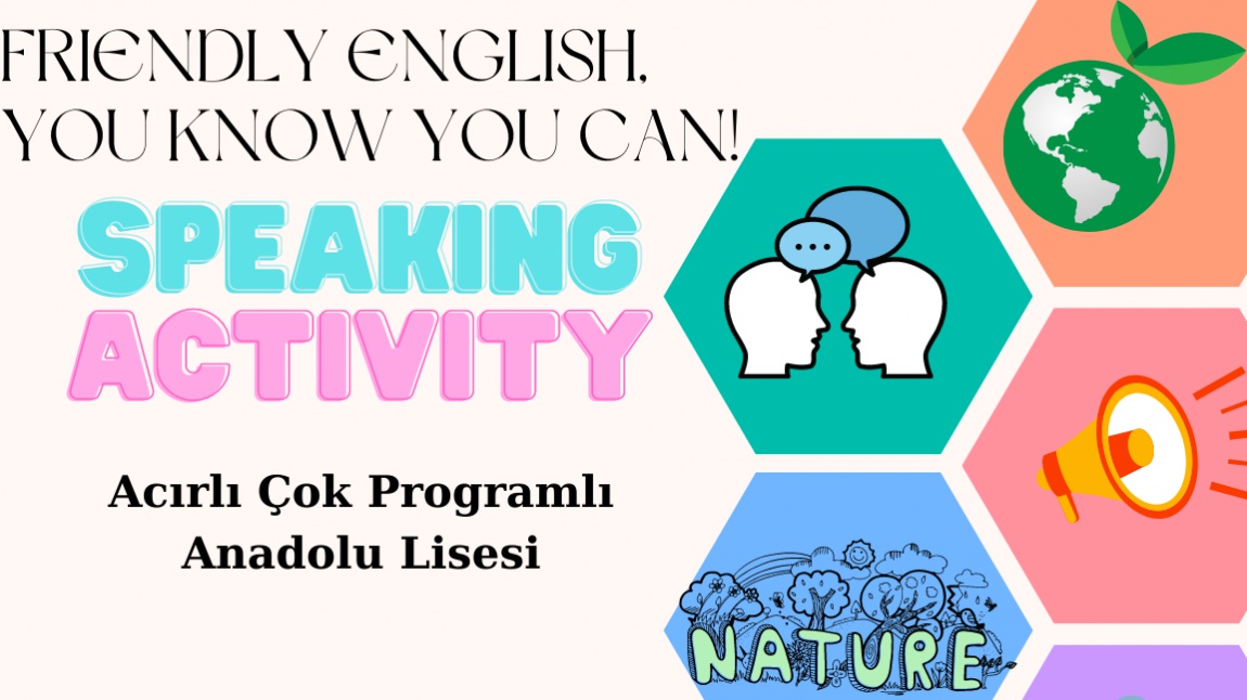 Friendly English, You Know You Can! Speaking Activity